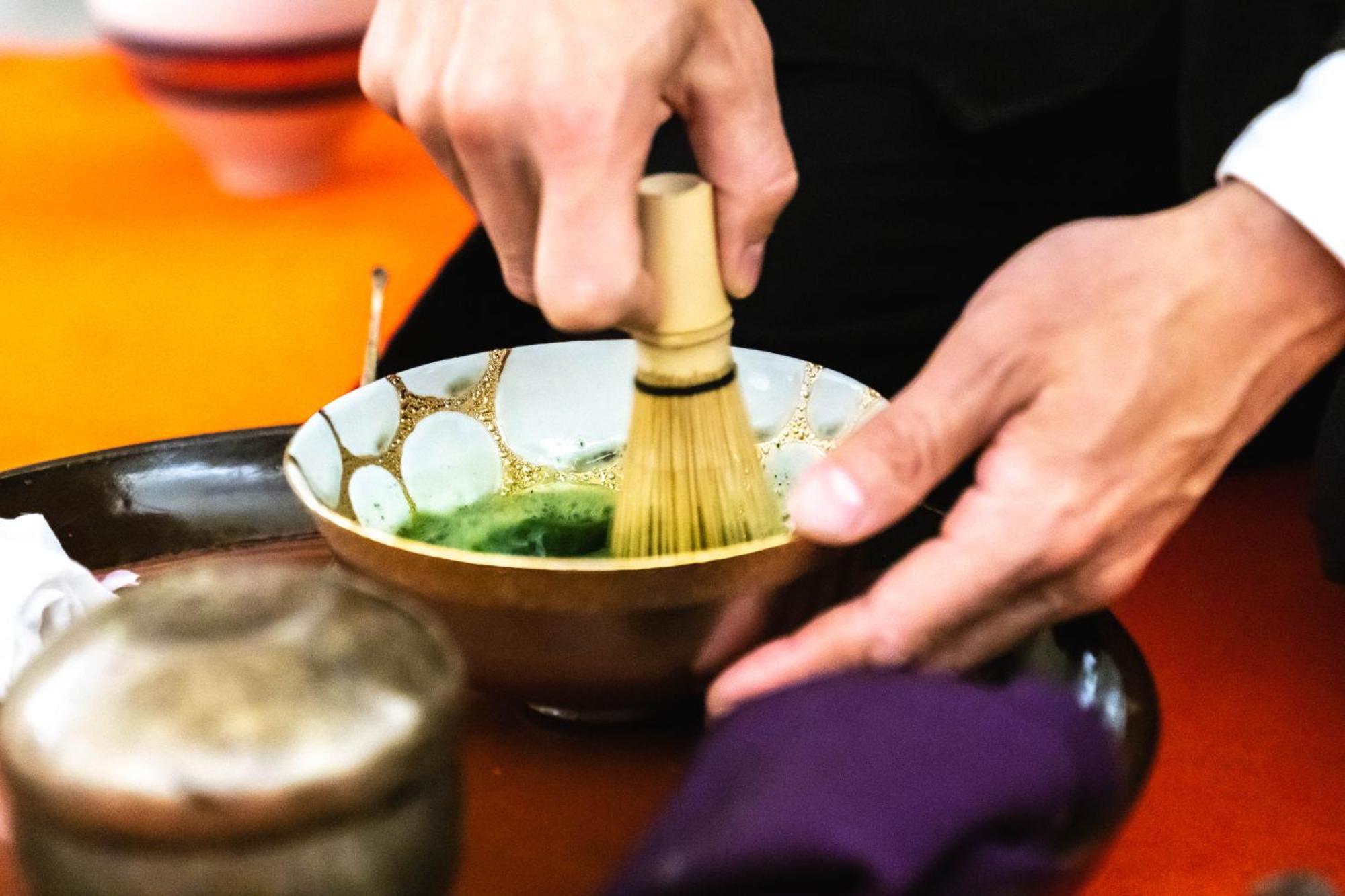 Nohga Hotel Kiyomizu Kjóto Exteriér fotografie Preparation of matcha